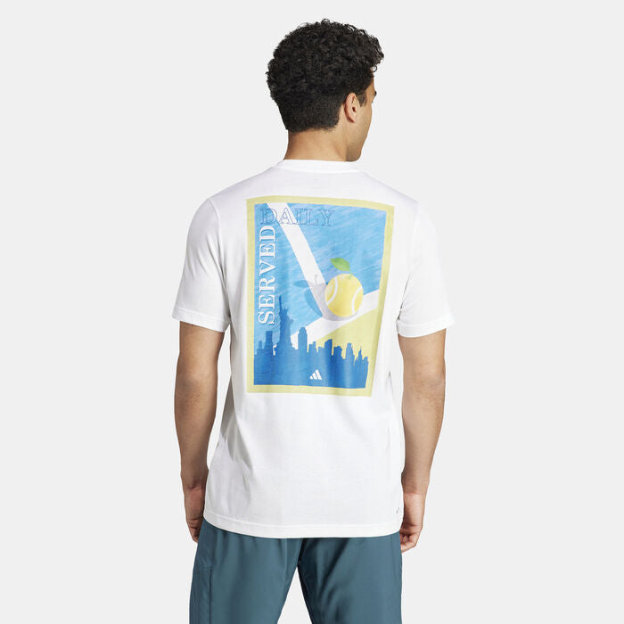 AEROREADY TENNIS DAILY SERVED GRAPHIC TEE