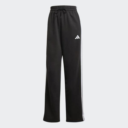 SPORTSWEAR ESSENTIALS 3-STRIPES OPEN-HEM FLEECE PANTS-LADIES